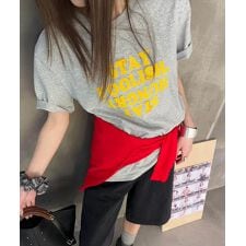 英字ロゴTシャツ