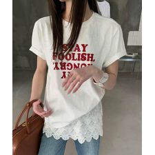 英字ロゴTシャツ