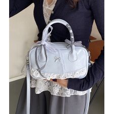 レース＆リボンデコミニショルダーバッグ