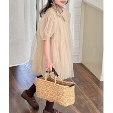 aimoha-KIDS- メッシュワンピース
