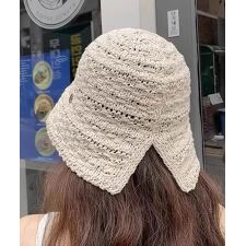 クロシェ編みハット ニット帽