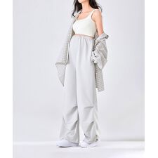 ドローストリング付きマタニティカーゴパンツ