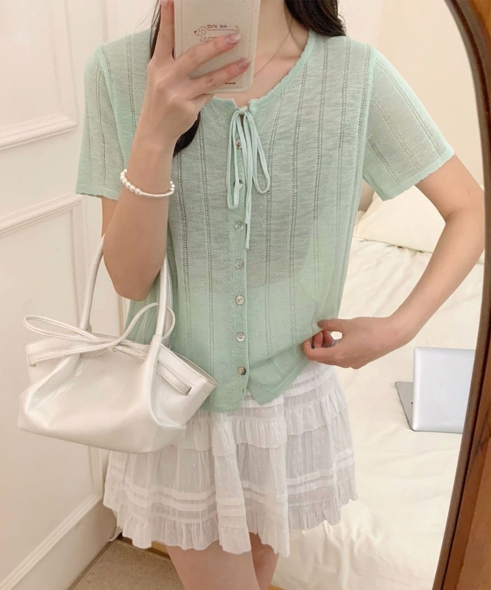 サマーニットカーディガン