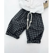 チェック柄カジュアルパンツ