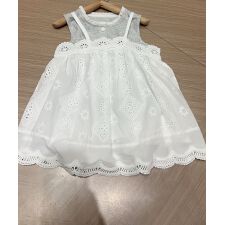 【aimoha-KIDS-】タンクトップ＋レースキャミワンピセット