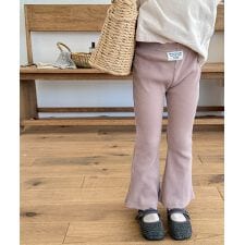 【aimoha-KIDS-】9分丈　セミフレアパンツ