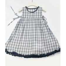 【aimoha-KIDS-】キッズ　ノースリーブチェック柄ワンピース