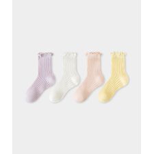 【aimoha-KIDS-】キッズ　メロウフリルソックスセット