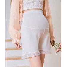 アイモハ(aimoha)のレースヘムマタニティショートパンツ