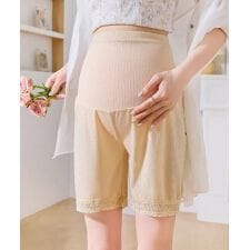 アイモハ(aimoha)のレースヘムマタニティショートパンツ