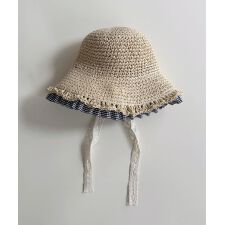 【aimoha-KIDS-】キッズ　麦わら帽子