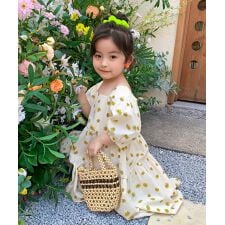 【aimoha-KIDS-】夏 激かわいい 兄弟姉妹おそろい 小花柄セットアップ