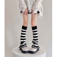[2025 MOSOX NEW COLLECTION]ボーダーレッグウォーマー