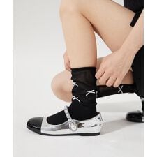 【MOSOX】リボン靴下