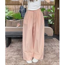ギャザーイージーワイドパンツ