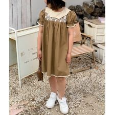 【aimoha-KIDS-】キッズワンピース