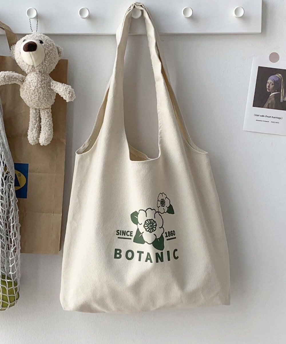 【B.A.G.】ボタニカル柄トートバッグ