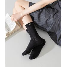 メタルタグ付きリブソックス