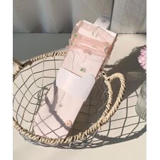 フラワー刺繍シアーソックス