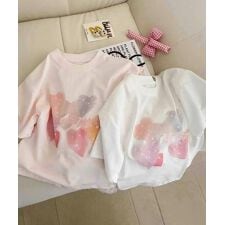 【aimoha-KIDS-】プリント　キッズTシャツ