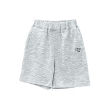 【aimoha-KIDS-】シンプルロゴ入りコットンショートパンツ