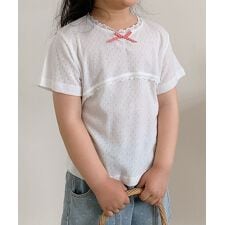 【aimoha-KIDS-】シアー　キッズTシャツ