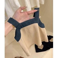 【-aimoha-KIDS-】キッズ　ハートポケット配色セットアップ