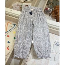 【-aimoha-KIDS-】キッズ　花柄コットンパンツ
