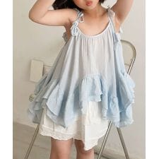 【aimoha-KIDS-】トップス＆ショートパンツセットアップ