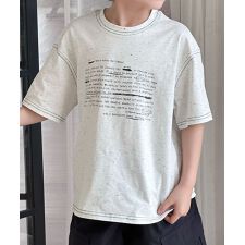 【aimoha-KIDS-】プリントTシャツ