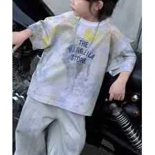 【aimoha-KIDS-】プリントTシャツ