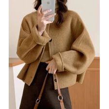 アイモハ(aimoha)のソフトシャギーショートウールジャケット