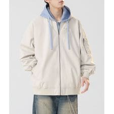 撥水加工フード付きMA-1ジャケット