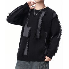 ダメージデザイン ニットプルオーバー