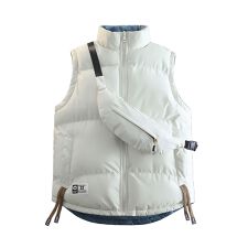 アイモハ(aimoha)のバック付きリバーシブル中綿ベスト