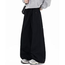 ドローコード付き ワイドカーゴパンツ