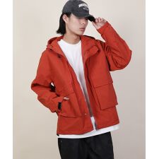 フード付き 防水ミリタリージャケット