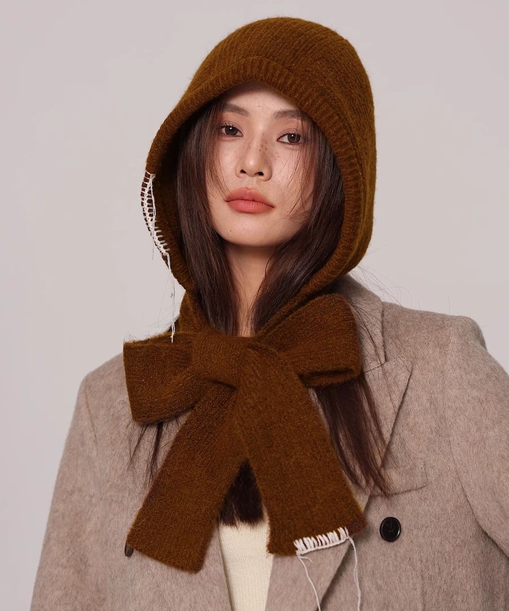 ニットバラクラバ風フード付きマフラー | アイモハ(aimoha) | マルイ