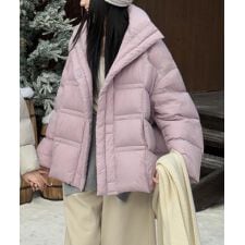 ショート丈キルティングダウンジャケット