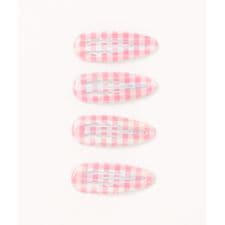 アイモハ(aimoha)の【-aimoha-KIDS-】キッズ　カラフルチェック柄 ヘアクリップセット