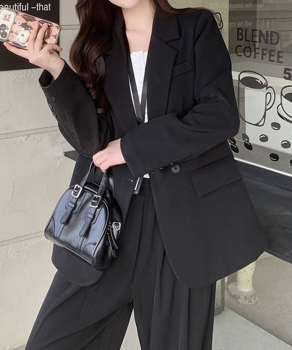 aimoha テーラードジャケット＋ワイドパンツセットアップ | アイモハ