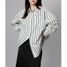 ストライプBIGシャツ