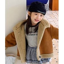 【aimoha-KIDS-】キッズ　ボアジャケット