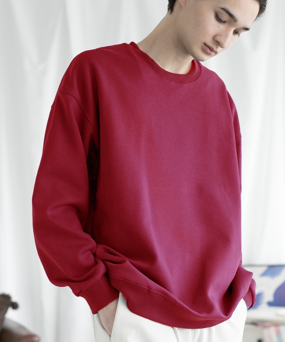 [�}���C]aimoha men SLIM FIT PULLOVER �X�����t�B�b�g�X�E�F�b�g/�A�C���n�iaimoha�j ���C�����b�h