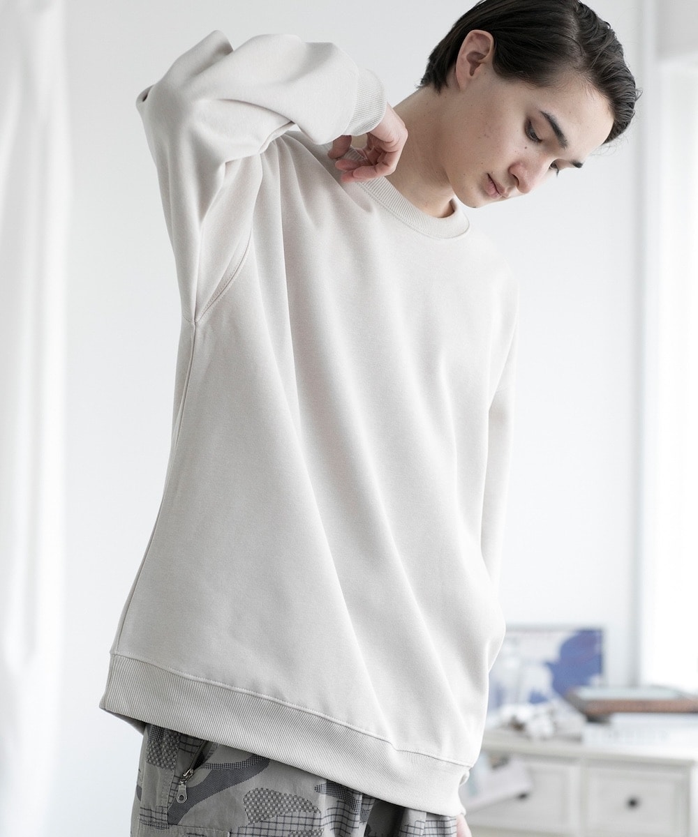 [�}���C]aimoha men SLIM FIT PULLOVER �X�����t�B�b�g�X�E�F�b�g/�A�C���n�iaimoha�j �x�[�W��