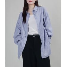 ストライプBIGシャツ