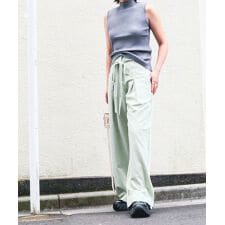 【aimohaオリジナル】2WAY　ハイウエストワイドパンツ