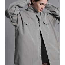 【aimoha neo】STAND COLLAR ADJUSTABLE CUFFS SHIRT