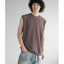 aimoha men HEAVY COTTON KNIT VEST (SS)