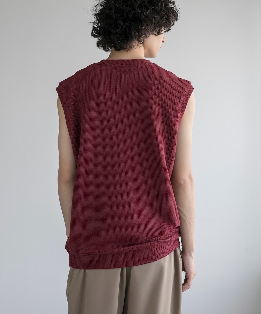 [�}���C]aimoha men HEAVY COTTON KNIT VEST (SS)/�A�C���n�iaimoha�j ���C�����b�h